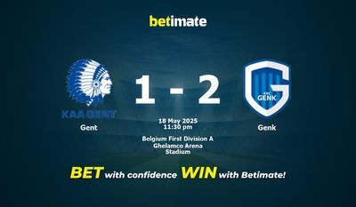 Dự đoán Gent vs Genk, Tỷ lệ cược & Mẹo cá cược 05/18/2025