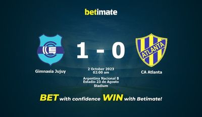 Dự đoán Gimnasia Jujuy vs CA Atlanta, Tỷ lệ & Mẹo cá cược 01/10/2023