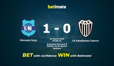 Dự đoán Gimnasia Jujuy vs CA Estudiantes Caseros, tỷ lệ cá cược 09/03/2025