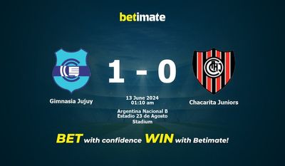 Dự đoán Gimnasia Jujuy vs Chacarita Juniors, tỷ lệ và tip cá cược 12/06/2024