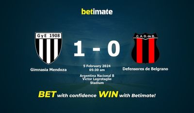 Dự đoán Gimnasia Mendoza vs Defensores de Belgrano, tỷ lệ và tip cá cược 04/02/2024