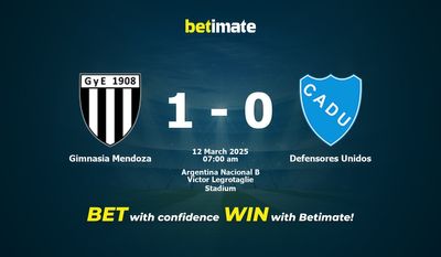 Dự đoán Gimnasia Mendoza vs Defensores Unidos, Tỷ lệ & Mẹo cá cược 12/03/2025