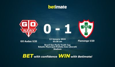 Dự đoán GO Audax U20 vs Flamengo U20, Tỷ lệ & Mẹo cá cược 01/11/2024