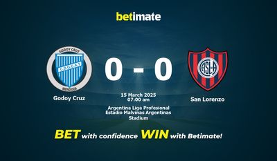 Dự đoán Godoy Cruz vs San Lorenzo, Tỷ lệ cược & Mẹo cá cược 03/15/2025