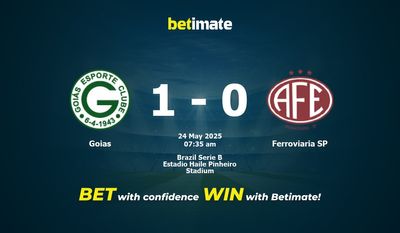 Dự đoán, Tỷ lệ cược & Mẹo cá cược Goias vs Ferroviaria SP 24/05/2025
