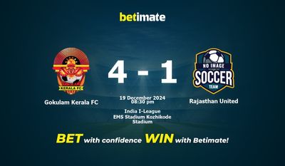 Dự đoán, tỷ lệ cược và mẹo cá cược Gokulam Kerala FC vs Rajasthan United 19/12/2024