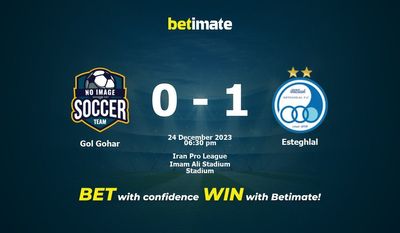 Dự đoán Gol Gohar vs Esteghlal, Tỷ lệ & Mẹo cá cược 24/12/2023