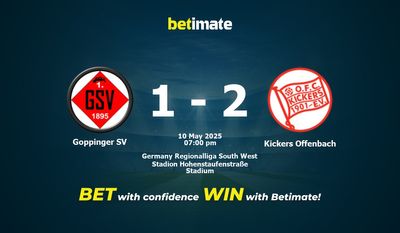 Dự đoán, Tỷ lệ cược & Mẹo cá cược Goppinger SV vs Kickers Offenbach 05/10/2025