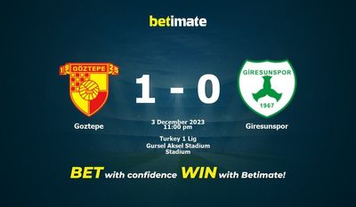 Soi kèo Goztepe vs Giresunspor, tỷ lệ và tip cá cược 03/12/2023