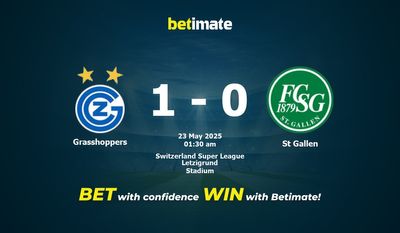 Dự đoán Grasshoppers vs St Gallen, Tỷ lệ cược & Mẹo cá cược 22/05/2025
