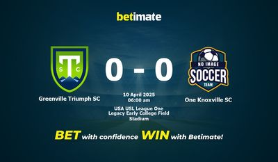 Dự đoán, Tỷ lệ cược & Mẹo cá cược Greenville Triumph SC vs One Knoxville SC 04/09/2025