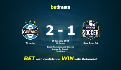 Dự đoán Gremio vs Sao Jose PA, tỷ lệ và mẹo cá cược 25/01/2024