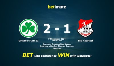 Dự đoán Greuther Furth II vs TSV Aubstadt, Tỷ lệ cược & Mẹo cá cược 11/09/2024