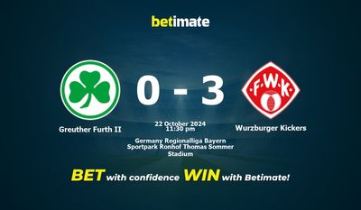 Dự đoán Greuther Furth II vs Wurzburger Kickers, Tỷ lệ cược & Mẹo cá cược 22/10/2024