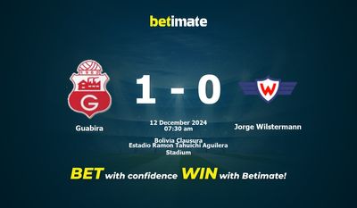 Dự đoán Guabira vs Jorge Wilstermann, Tỷ lệ cược & Mẹo cá cược 12/12/2024