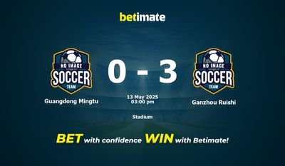 Dự đoán Guangdong Mingtu vs Ganzhou Ruishi, Tỷ lệ cược & Mẹo cá cược 05/13/2025