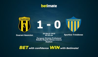 Dự đoán Guarani Asuncion vs Sportivo Trinidense, Tỷ lệ & Mẹo cá cược 27/03/2025