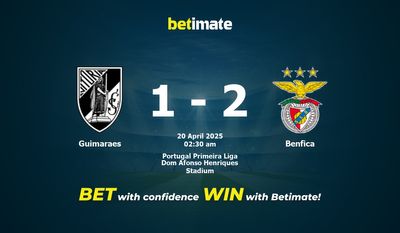 Dự đoán Guimaraes vs Benfica, Tỷ lệ cược & Mẹo cá cược 19/04/2025