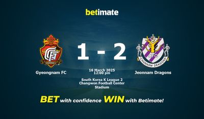 Dự đoán, Tỷ lệ cược và Mẹo cá cược Gyeongnam FC vs Jeonnam Dragons 16/03/2025