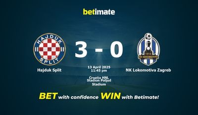 Dự đoán Hajduk Split vs NK Lokomotiva Zagreb, Tỷ lệ & Mẹo cá cược 13/04/2025