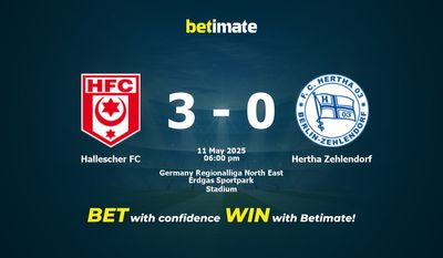 Nhận định dự đoán Hallescher FC vs Hertha Zehlendorf, tỷ lệ và tip cá cược 11/05/2025