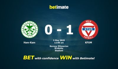 Dự đoán Ham-Kam vs KFUM, tỷ lệ và tip cá cược 02/05/2025