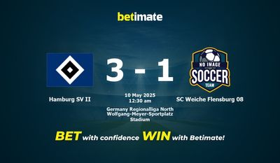 Soi kèo Hamburg SV II vs SC Weiche Flensburg 08, Tỷ lệ & Tip cá cược 09/05/2025