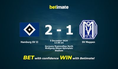 Dự đoán Hamburg SV II vs SV Meppen, Tỷ lệ cược & Mẹo cá cược 12/04/2024