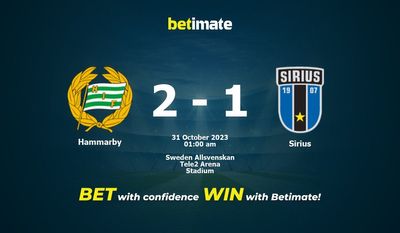 Dự đoán Hammarby vs Sirius, Tỷ lệ & Mẹo cá cược 30/10/2023