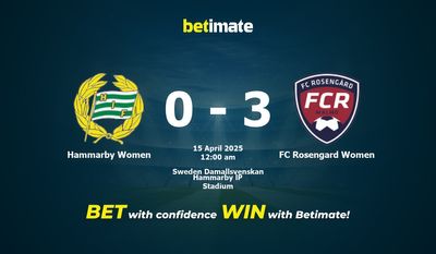 Dự đoán, Tỷ lệ cược & Mẹo cá cược Hammarby Women vs FC Rosengard Women 14/04/2025