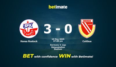 Dự đoán, Tỷ lệ cược & Mẹo cá cược Hansa Rostock vs Cottbus 05/10/2025