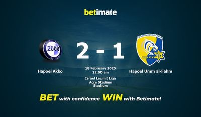 Dự đoán Hapoel Akko vs Hapoel Umm al-Fahm, Tỷ lệ cược & Mẹo cá cược 02/17/2025