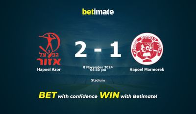 Dự đoán Hapoel Azor vs Hapoel Marmorek, Tỷ lệ cược & Mẹo cá cược 11/08/2024