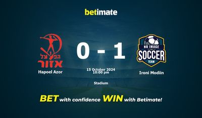 Dự đoán Hapoel Azor vs Ironi Modiin, Tỷ lệ cược & Mẹo cá cược 15/10/2024