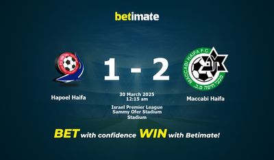 Dự đoán Hapoel Haifa vs Maccabi Haifa, Tỷ lệ cược & Mẹo cá cược 29/03/2025