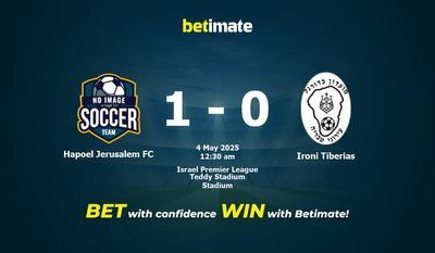 Dự đoán, tỷ lệ cược và mẹo cá cược Hapoel Jerusalem FC vs Ironi Tiberias 05/03/2025