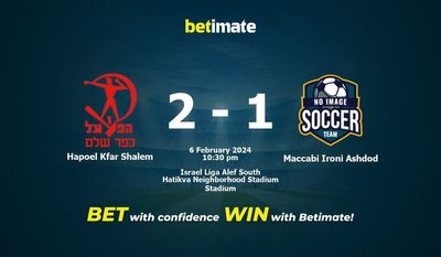 Dự đoán Hapoel Kfar Shalem vs Maccabi Ironi Ashdod, tỷ lệ cá cược 06/02/2024