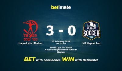 Dự đoán Hapoel Kfar Shalem vs MS Hapoel Lod, Tỷ lệ & Mẹo cá cược 15/02/2024