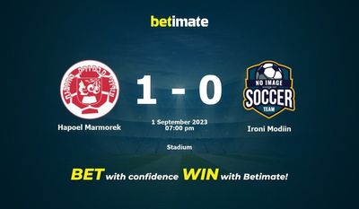 Dự đoán Hapoel Marmorek vs Ironi Modiin, tỷ lệ cá cược 01/09/2023
