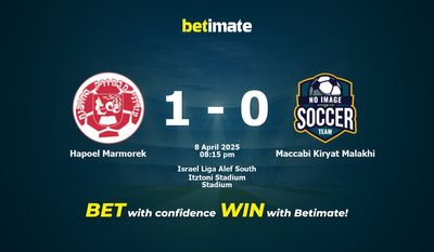 Dự đoán Hapoel Marmorek vs Maccabi Kiryat Malakhi, tỷ lệ cá cược 08/04/2025
