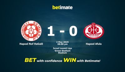 Dự đoán, Tỷ lệ cược và Mẹo cá cược Hapoel Nof HaGalil vs Hapoel Afula 05/02/2025