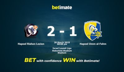 Dự đoán Hapoel Rishon Lezion vs Hapoel Umm al-Fahm, Tỷ lệ cược & Mẹo cá cược 28/03/2025