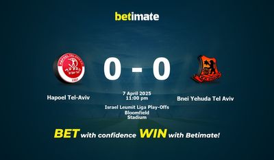 Dự đoán Hapoel Tel-Aviv vs Bnei Yehuda Tel Aviv, Tỷ lệ cược & Mẹo cá cược 04/07/2025