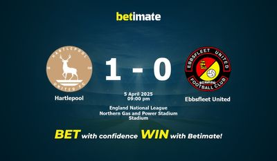 Dự đoán Hartlepool vs Ebbsfleet United, Tỷ lệ cược & Mẹo cá cược 04/05/2025