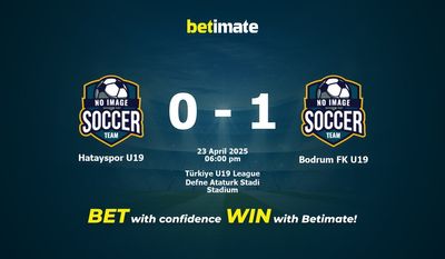 Dự đoán Hatayspor U19 vs Bodrum FK U19, tỷ lệ và tip cá cược 23/04/2025