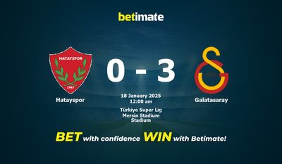 Dự đoán Hatayspor vs Galatasaray, tỷ lệ và tip cá cược 17/01/2025