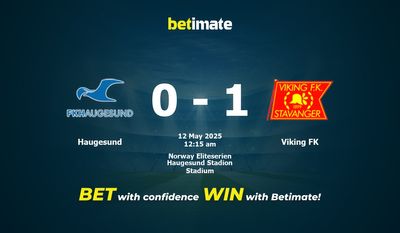 Soi kèo, tỷ lệ và tip cá cược Haugesund vs Viking FK 05/11/2025