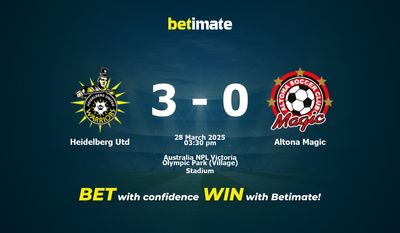 Dự đoán, Tỷ lệ cược & Mẹo cá cược Heidelberg Utd vs Altona Magic 28/03/2025