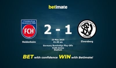 Dự đoán Heidenheim vs Elversberg, Tỷ lệ cược & Mẹo cá cược 22/05/2025