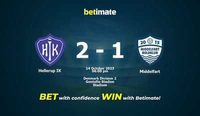Dự đoán Hellerup IK vs Middelfart, tỷ lệ cá cược 14/10/2023